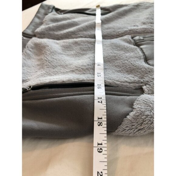 Mountain Hardwear Women Polartec Monkey Jacket M Gray Full Zip Fuzzy Outdoor - Picture 9 of 10